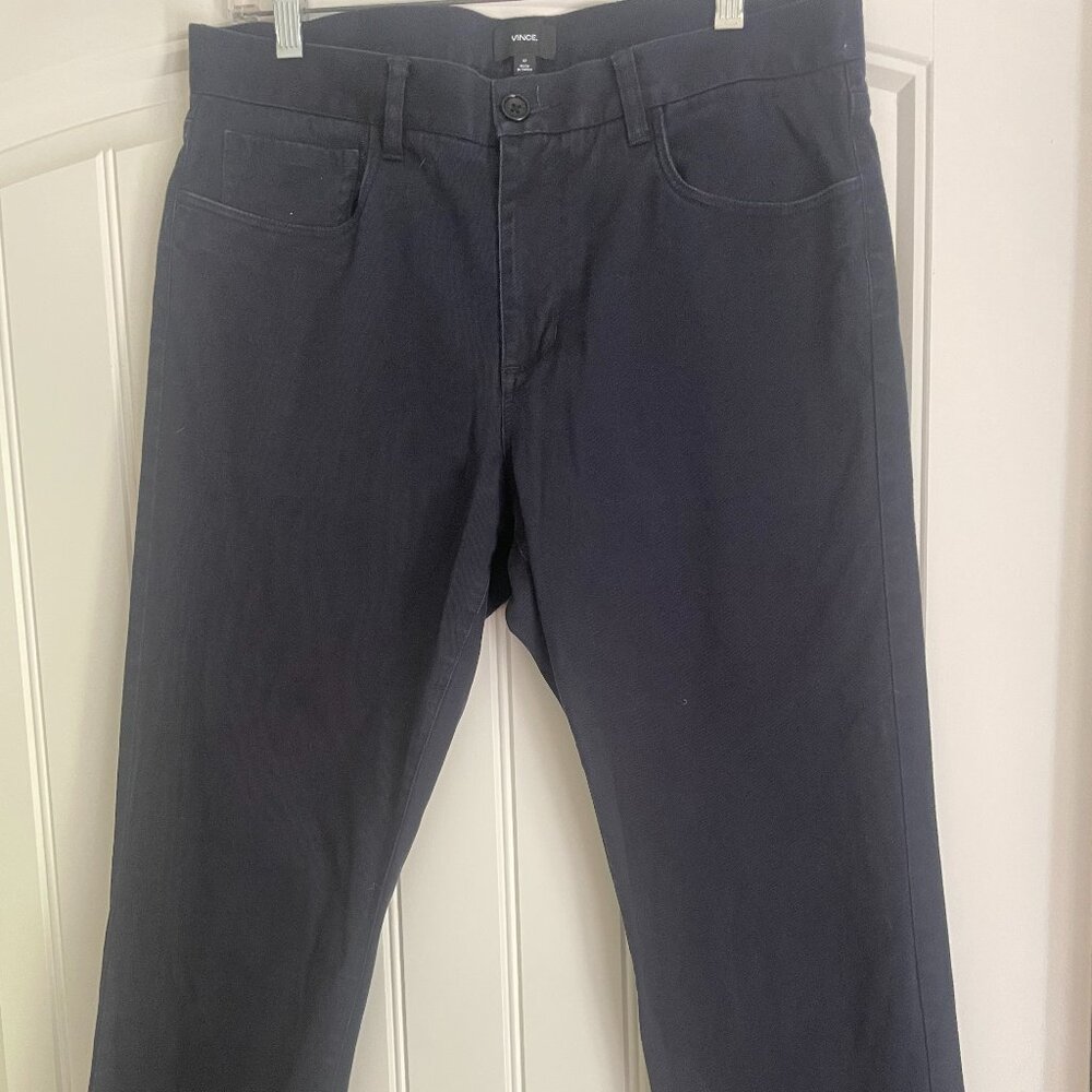 Vince Men's Slim Fit Stretch Jeans –Deep Navy – Size 32